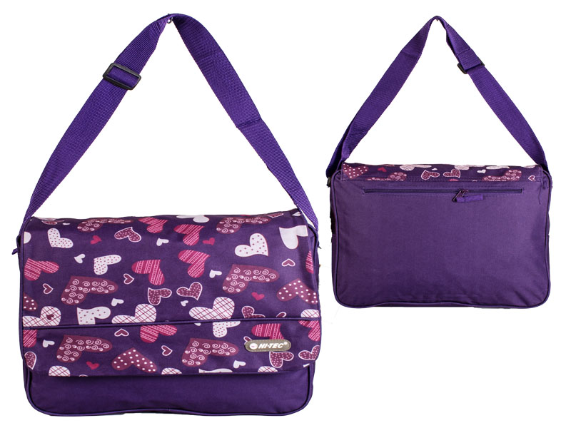 (image for) HT-1612 Purple - canvas shoulder bag